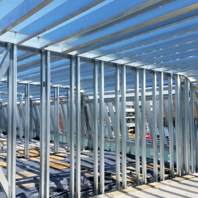 Light gauge steel frame for the modular construction sector